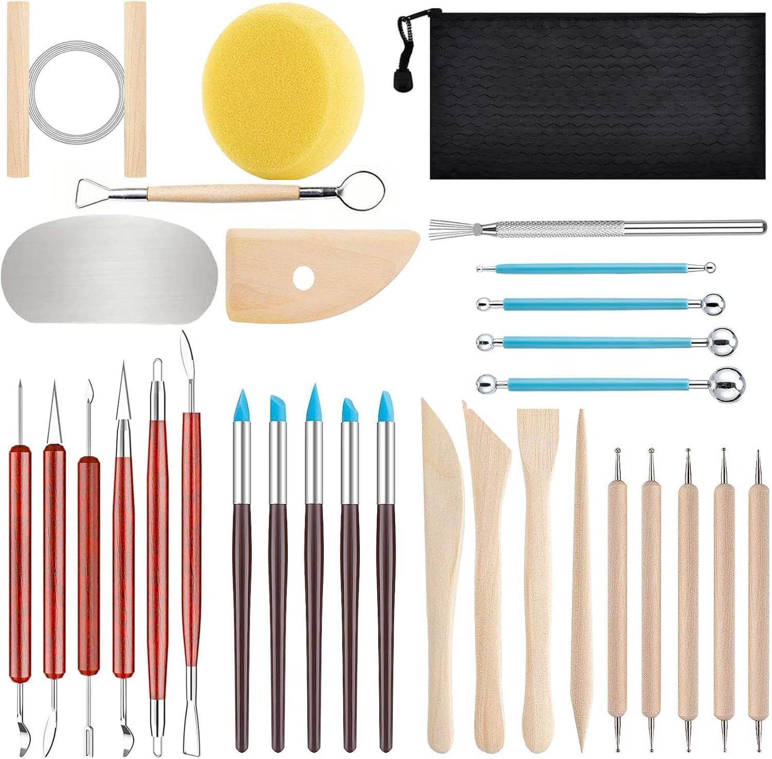 Craft Knife Set - 31 pçs/set arte cerâmica fazendo escultura