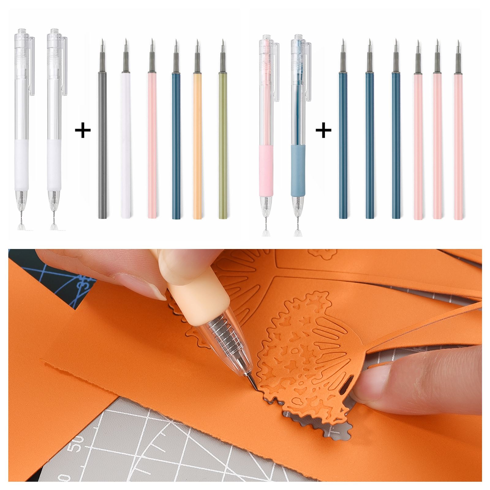 Craft Knife Set - 1/8 pçs arte utilitário faca caneta