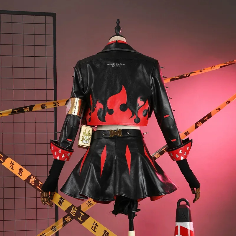 Burnice Cosplay Prop - 【Wetrose】 Fantasia de cosplay branca Burnice