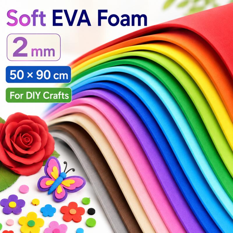 Cosplay Props Eva Foam - Folhas de Espuma EVA Coloridas 2mm