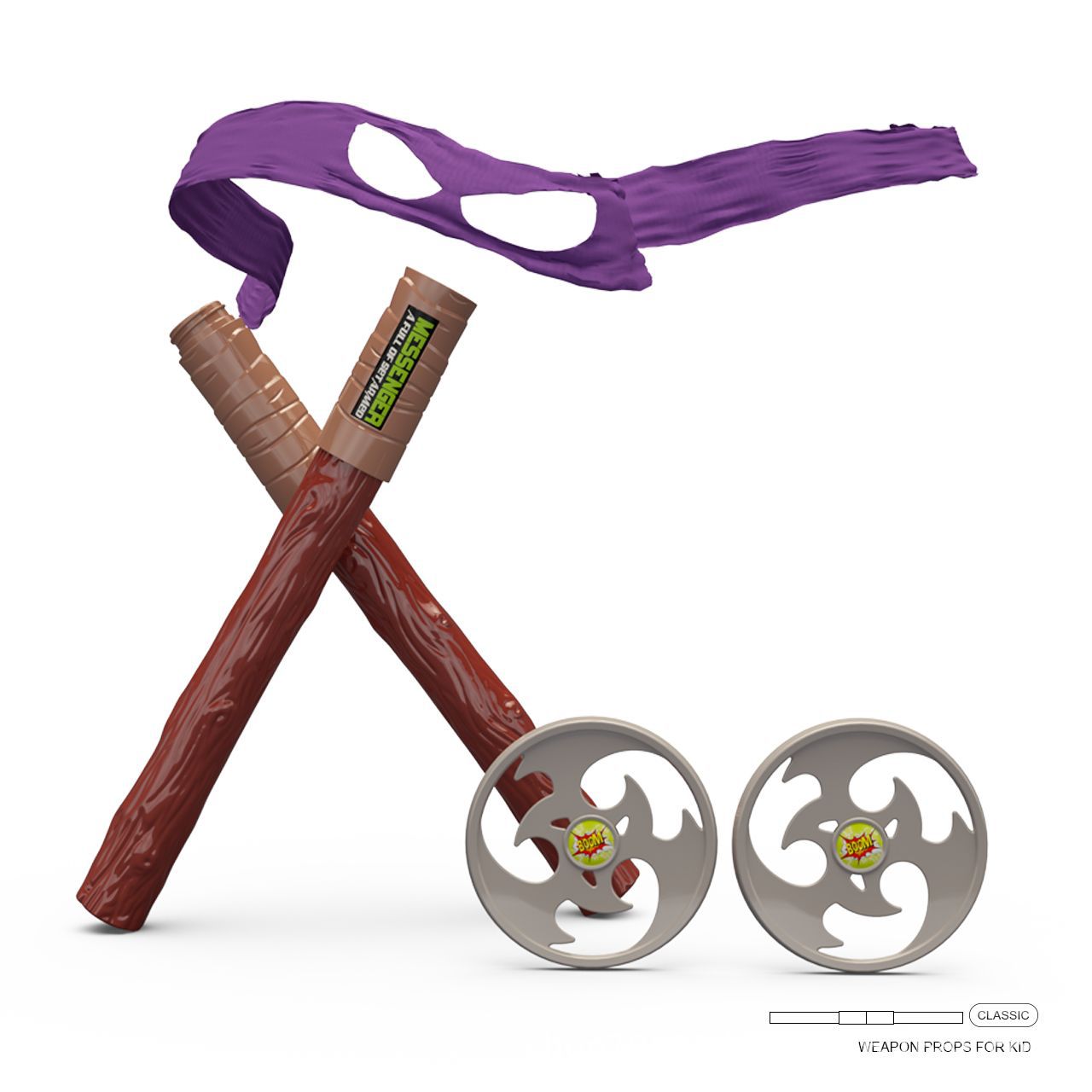 Máscara de Olhos, Nunchaku, Da - Cosplay Prop Knife avaliação e preço