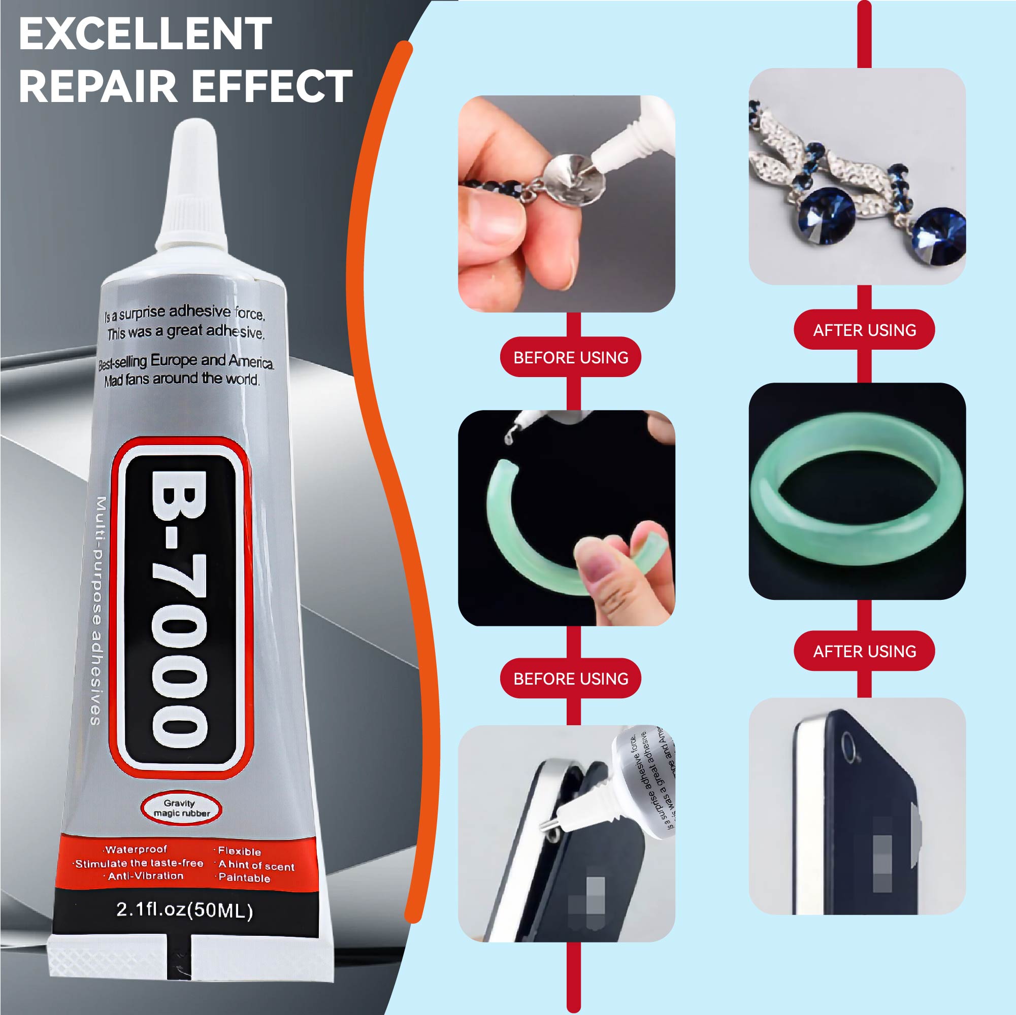 Adesivo para reparo de telefon - Contact Cement Glue avaliação e preço