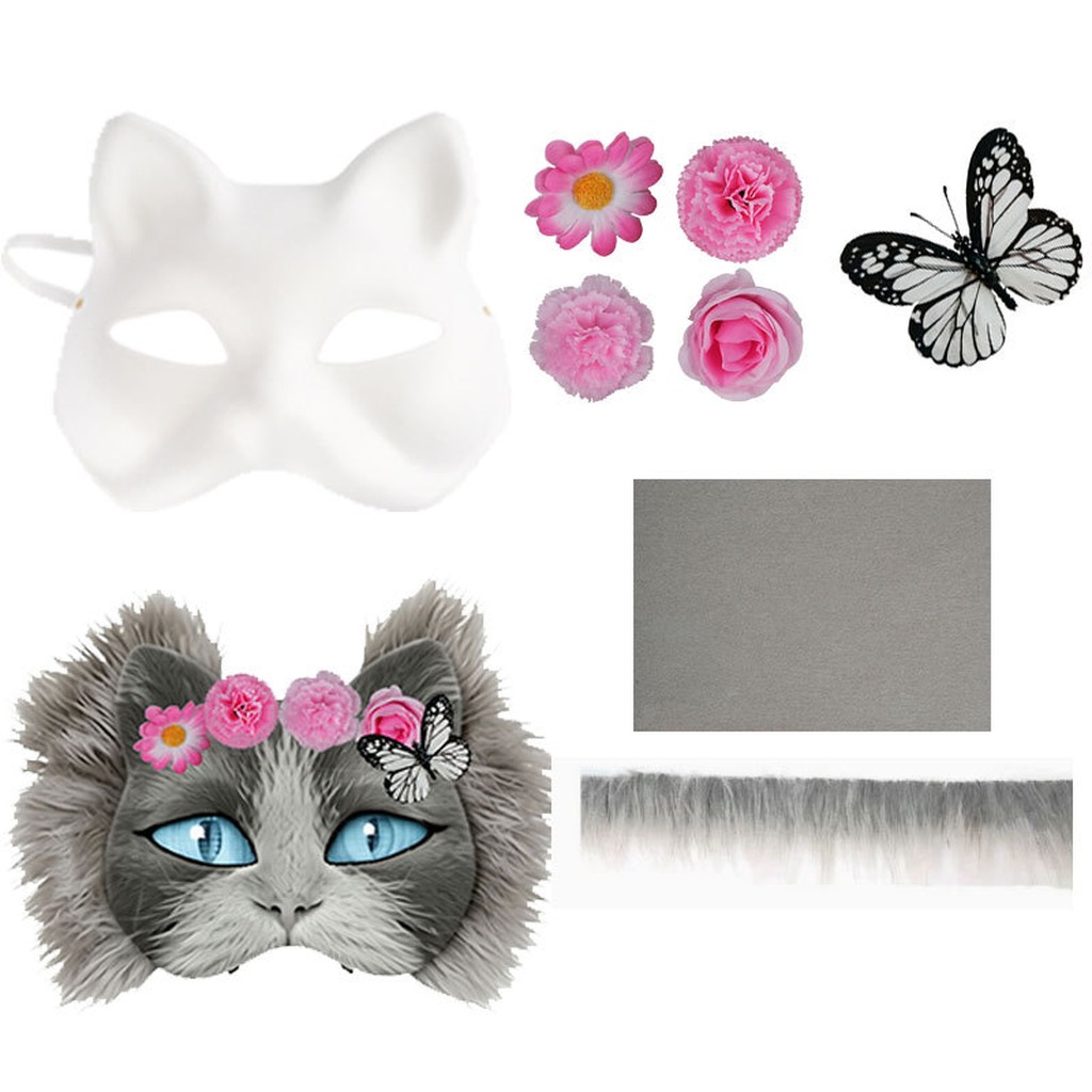 Máscara com Conjunto de Pintur - Cosplay Prop Painting avaliação e preço