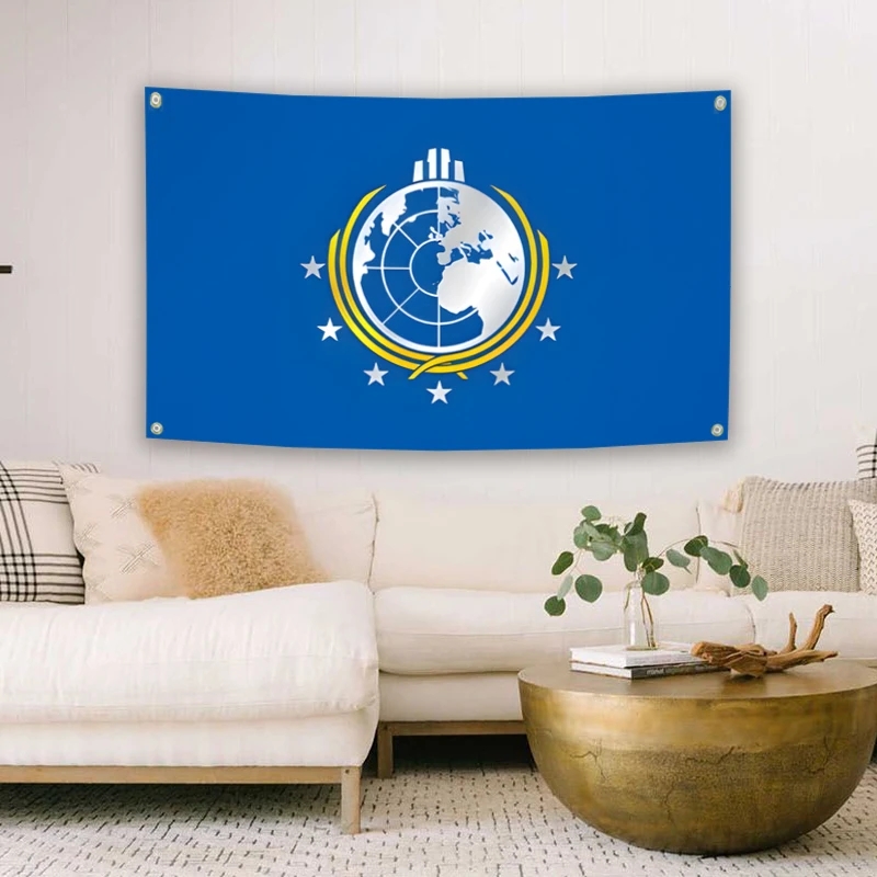Bandeira Super Earth Helldiver - Fallout Cosplay Prop avaliação e preço