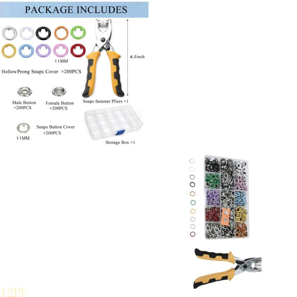12PF 11mm Prendedores pressão  - Snap Plier Setter avaliação e preço
