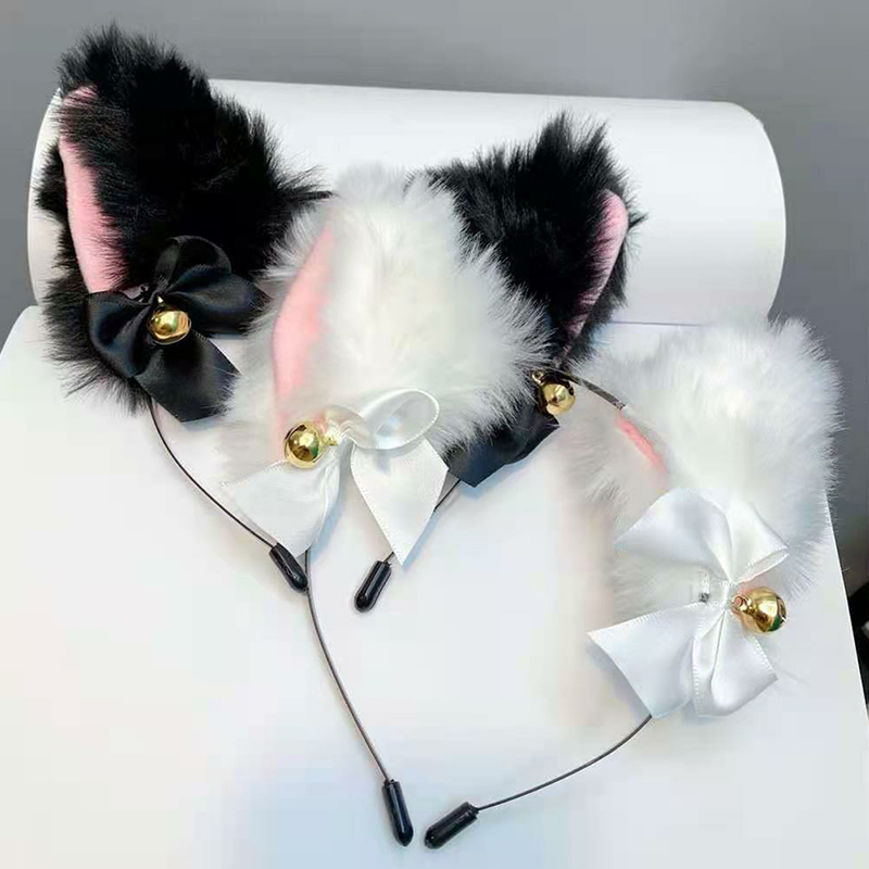 Sexy orelhas de gato bandana p - Cosplay Prop Bow avaliação e preço