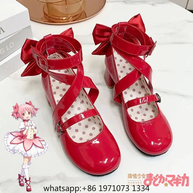 Sapatos de Cosplay Anime Puell - Cosplay Prop Bow avaliação e preço