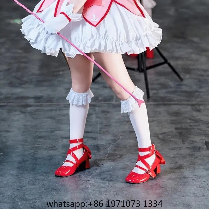 Sapatos de Cosplay Anime Puell - Cosplay Prop Bow avaliação e preço