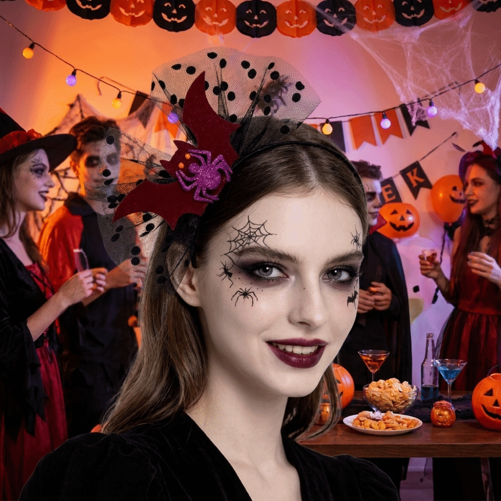 Tiara de Halloween com Bolinha - Cosplay Bat Prop avaliação e preço