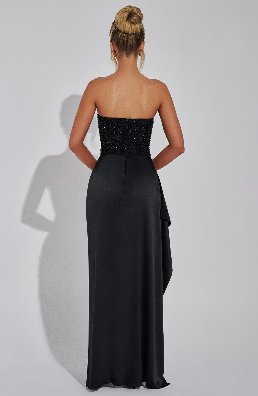 Vestido Longo Formal Preto Sem - Briar Cosplay Prop avaliação e preço