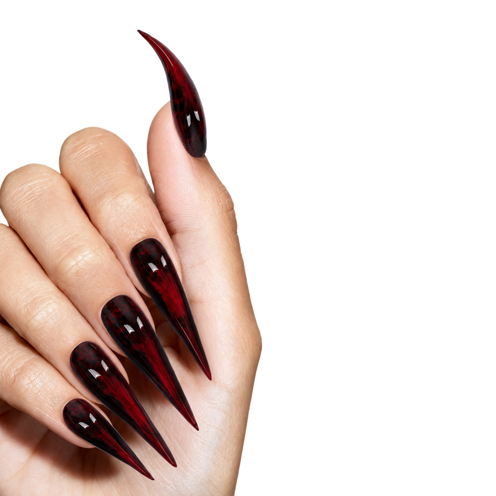 Unhas Postiças Vermelhas Nikki - Cosplay Prop Painting avaliação e preço