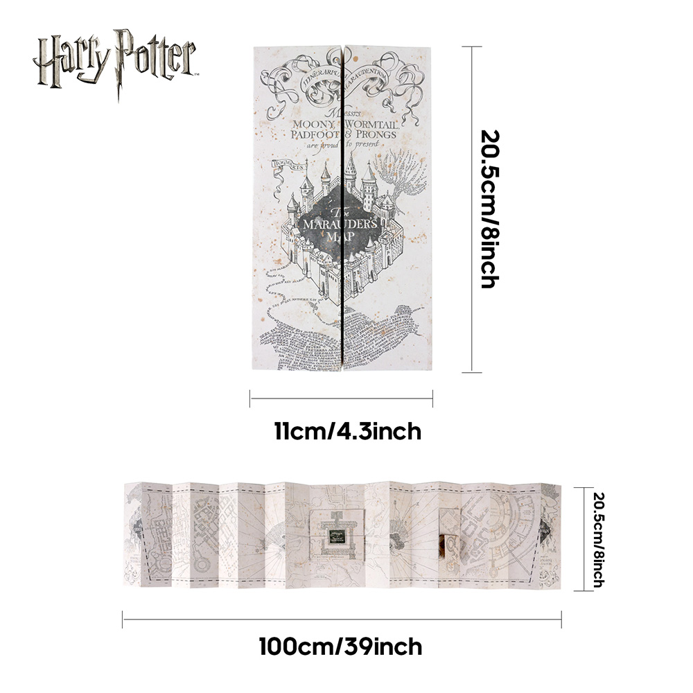 1PC Mapa da Escola de Magia do - Cosplay Prop avaliação e preço